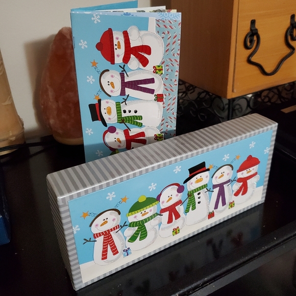 🎄 HAND CRAFTED Christmas card journal notebook with box - Picture 11 of 11